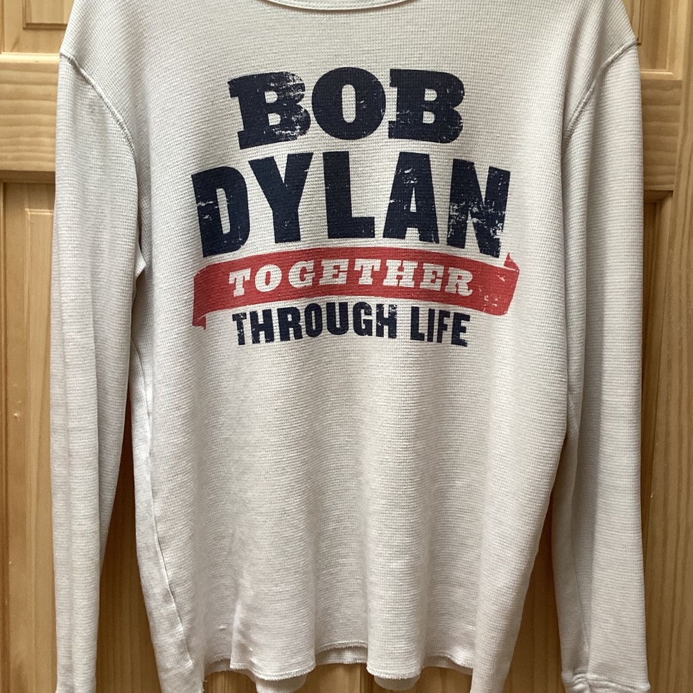 BOB DYLAN RARE THERMAL LONG SLEEVE TEE SHIIRT UNISEX LARGE